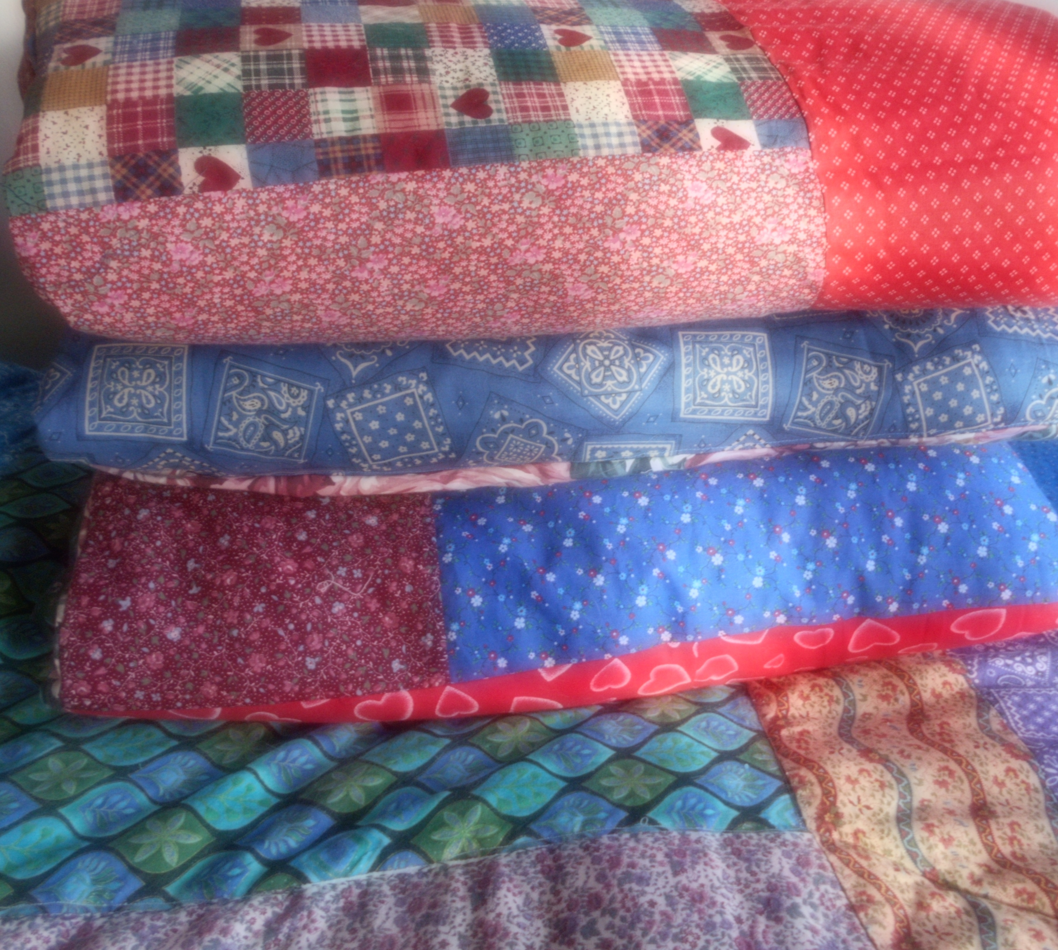 comforter stack