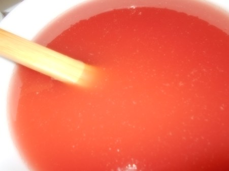soap stirring
